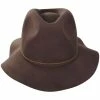Brixton Hats Wesley Wool Felt Floppy Fedora Hat - Dark Tan 1 Brixton Hats Wesley Wool Felt Floppy Fedora Hat - Dark Tan -Brixton Hats Shop 474585