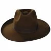 Brixton Hats Reno Wool Felt Fedora Hat - Coffee -Brixton Hats Shop 474630