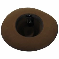 Brixton Hats Reno Wool Felt Fedora Hat - Coffee -Brixton Hats Shop 474636