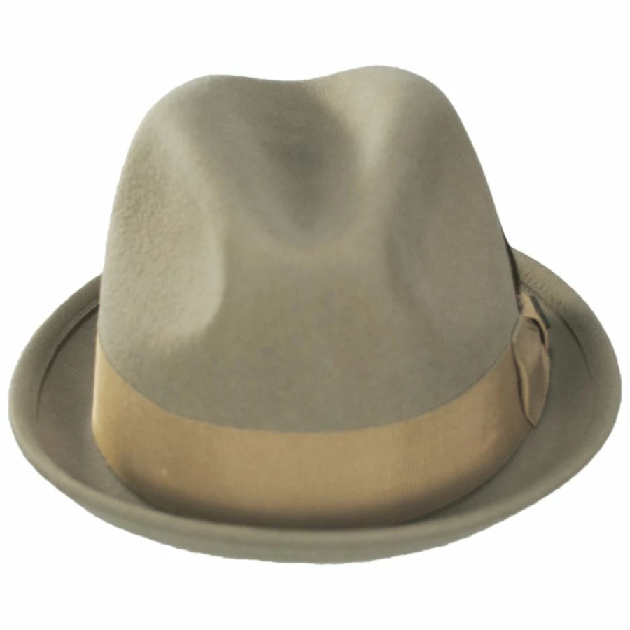 Brixton Hats Gain Wool Felt Fedora Hat - Sand 3 Brixton Hats Gain Wool Felt Fedora Hat - Sand