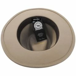 Brixton Hats Messer Wool Felt Fedora Hat - Sand -Brixton Hats Shop 474924