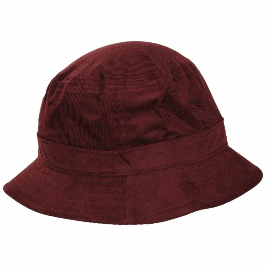 Brixton Hats Beta Cotton Packable Bucket Hat - Berry 4 Brixton Hats Beta Cotton Packable Bucket Hat - Berry - Image 2