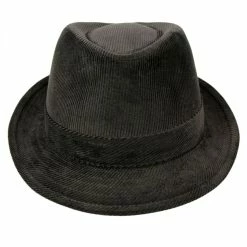Jaxon Hats Corduroy C-Crown Trilby Fedora Hat