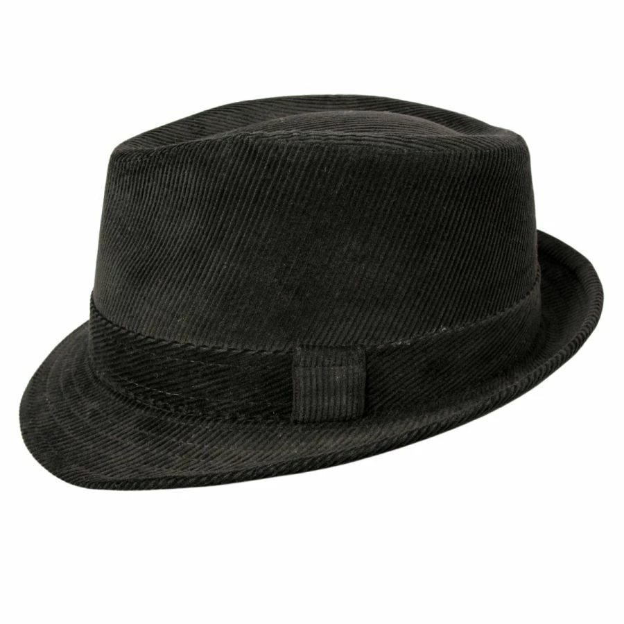 Jaxon Hats Corduroy C-Crown Trilby Fedora Hat 4 Jaxon Hats Corduroy C-Crown Trilby Fedora Hat - Image 2