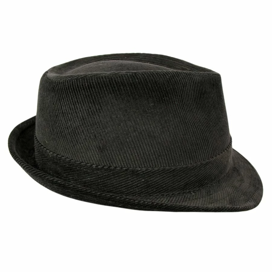 Jaxon Hats Corduroy C-Crown Trilby Fedora Hat 5 Jaxon Hats Corduroy C-Crown Trilby Fedora Hat - Image 3