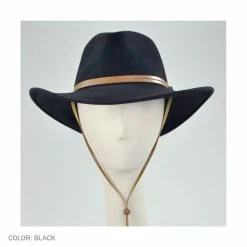 Jaxon Hats Crushable Wool Felt Chincord Outback Hat