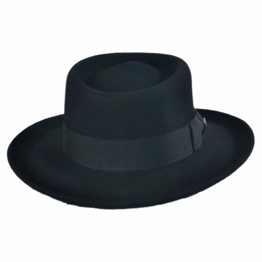 Jaxon Hats Crushable Wool Felt Gambler Hat 4 Jaxon Hats Crushable Wool Felt Gambler Hat - Image 2