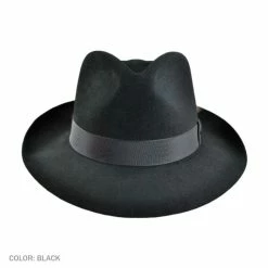 Stetson Downs Fur Felt Fedora Hat