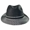 Bailey Mannesroe Polybraid Straw Fedora Hat -Brixton Hats Shop 92011