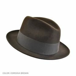 Stetson Saxon Fur Felt Fedora Hat 7 Stetson Saxon Fur Felt Fedora Hat -Brixton Hats Shop 96160