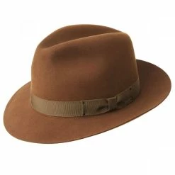 Bailey Draper III Fur Felt Fedora Hat -Brixton Hats Shop size 6 7 8 2
