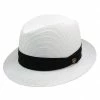 Dobbs Parker Florentine Milan Fedora Hat -Brixton Hats Shop size 6 7 8 3