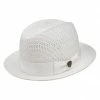 Dobbs Madison Milan Straw Fedora Hat 1 Dobbs Madison Milan Straw Fedora Hat -Brixton Hats Shop size 6 7 8 4