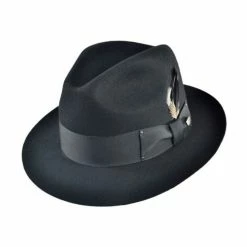 Bailey Gangster Wool Felt Fedora Hat 7 Bailey Gangster Wool Felt Fedora Hat -Brixton Hats Shop size l 2
