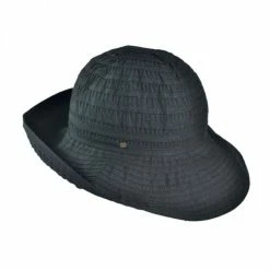 Betmar Ribbon Fabric Bretton Hat