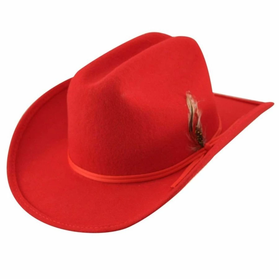 EDDY & BROS Kids' Bronco Jr Wool Felt Western Hat 3 EDDY & BROS Kids' Bronco Jr Wool Felt Western Hat