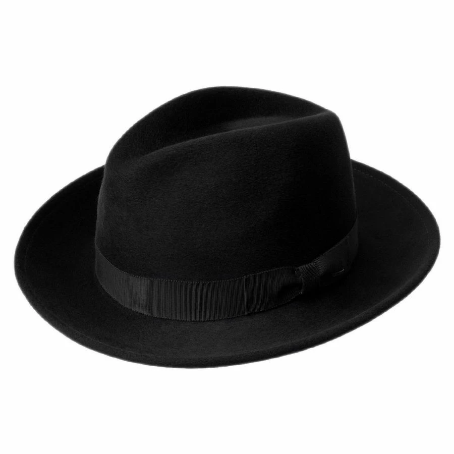 Bailey Criss Wool LiteFelt Long Teardrop Fedora Hat 3 Bailey Criss Wool LiteFelt Long Teardrop Fedora Hat