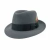 Bollman Hat Company Heritage Collection 1930s Fur Felt Trilby Fedora Hat -Brixton Hats Shop size s 17