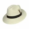 Bailey Hanson Shantung LiteStraw Fedora Hat -Brixton Hats Shop size s 18
