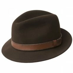 Bailey Perry Lanolux Wool Felt Fedora Hat 7 Bailey Perry Lanolux Wool Felt Fedora Hat -Brixton Hats Shop size s 8