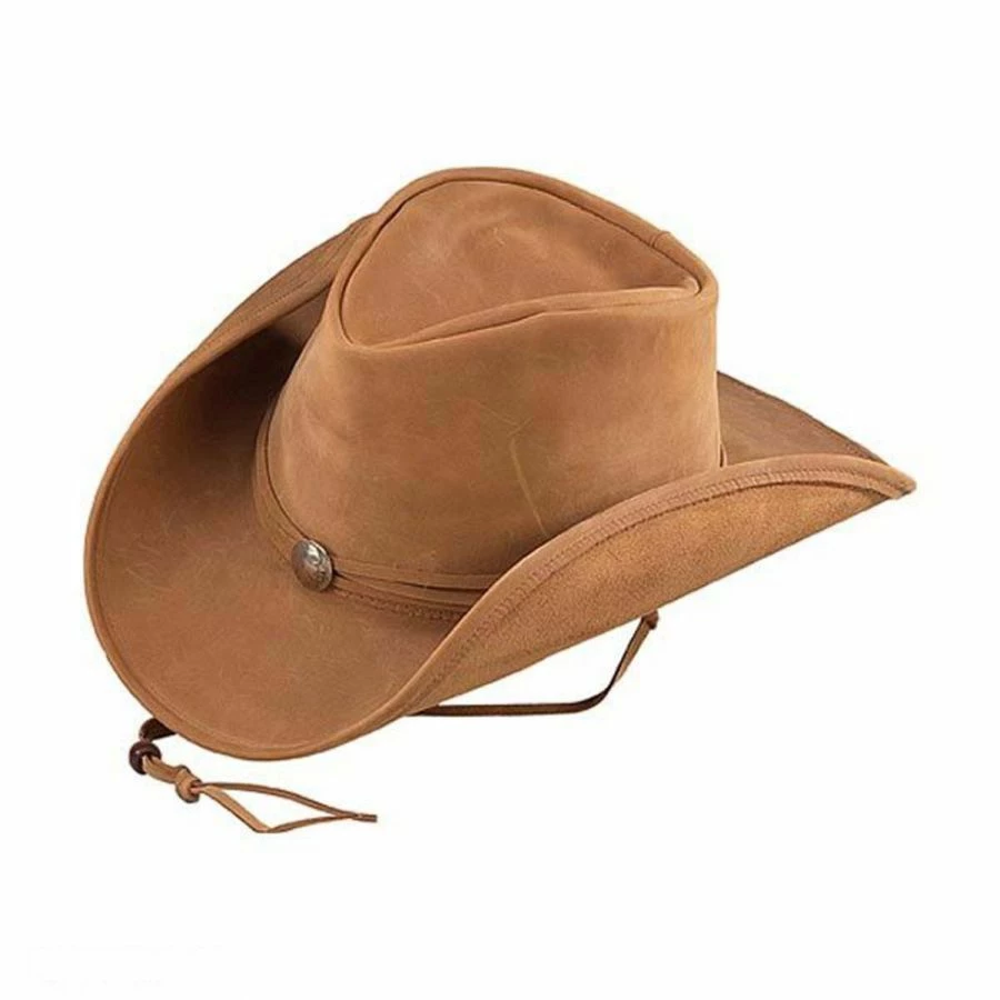 Henschel Walker Conche Band Leather Western Hat 3 Henschel Walker Conche Band Leather Western Hat