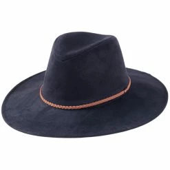 Toucan Collection Vegan Suede Safari Fedora Hat